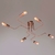 PLAFON STELLA ELETRO COBRE P/ 6 LAMPADAS SD9003 - comprar online