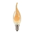 LAMPADA HEVVY GOLD GLASS VELA FILAM C35 4W E14 2200K