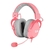 Headset gamer redragon zeus x rosa rgb h510rgb-pink