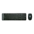 Kit teclado e mouse logitech mk220 wireless preto - 920-004431