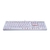 Teclado mecanico gamer redragon mitra single color lunar white switch azul- k551w-blue - comprar online