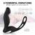 Anillo doble con Vibrador Prostático Recargable - sexquisito