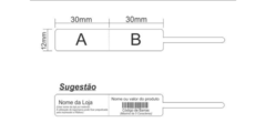 ETIQUETA ADESIVA PARA ARMAÇÃO - comprar online