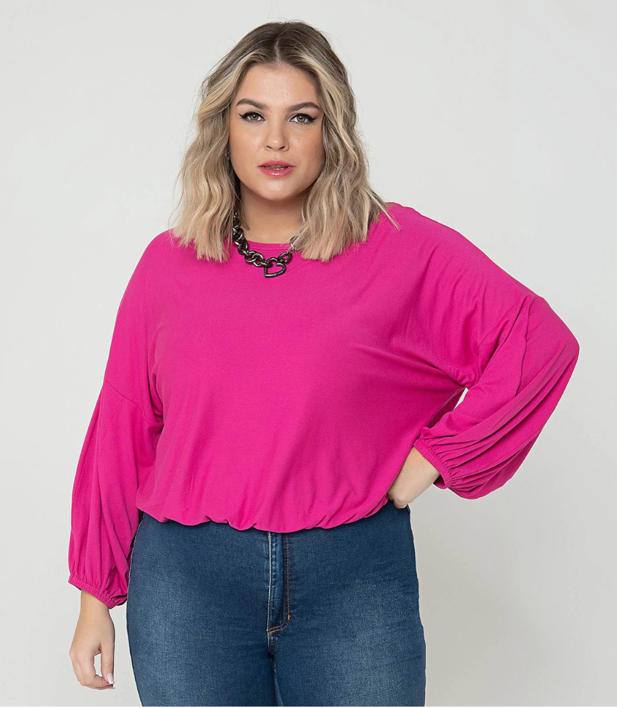 BLUSA FEMININA PLUS SECRET GLAM