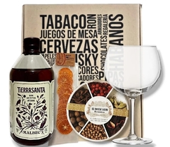 Box gin Tierra Santa malbec