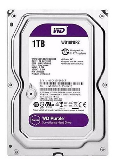 Disco Duro Interno Western Digital Wd Purple Wd10purz 1tb Púrpura - MGU