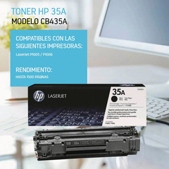 Toner Hp Cb435a 35a Original Hp P1005 P1006 Garantia Oficial en internet
