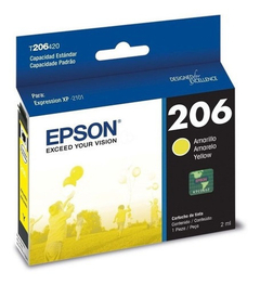 Cartucho T206 Para Impresora Epson Xp 2101 - Amarillo