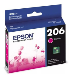 Cartucho T206 Para Impresora Epson Xp 2101 - Magenta