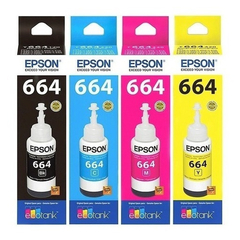 Combo Tinta Epson Original 664 L210 L220 L355 L365 L565 T664