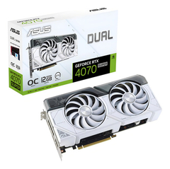 Tarjeta De Video Asus Dual Geforce Rtx 4070 Super White Oc Edition 12gb Gddr6x