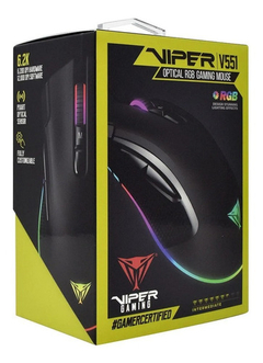 Mouse Gamer Patriot Viper V550 Rgb Optico 5000 Dpi Usb