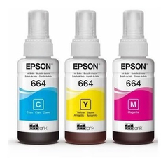 Combo Tinta Epson Original 664 L210 L220 L355 L365 L565 T664 - comprar online