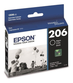 Cartucho T206 Para Impresora Epson Xp 2101 Negro Orinal 3ml