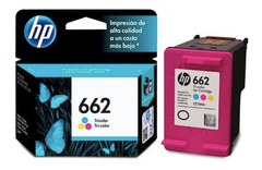 Combo Cartucho Hp 662xl Negro + Hp 662 Estandar Color - MGU