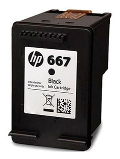 Cartucho Hp 667 Original Negro 1275 2775 2778 2779 2336 4175 en internet