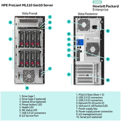 Servidor HP ML110 Gen10 Xeon 3204 16gb 4tb Hdd en internet