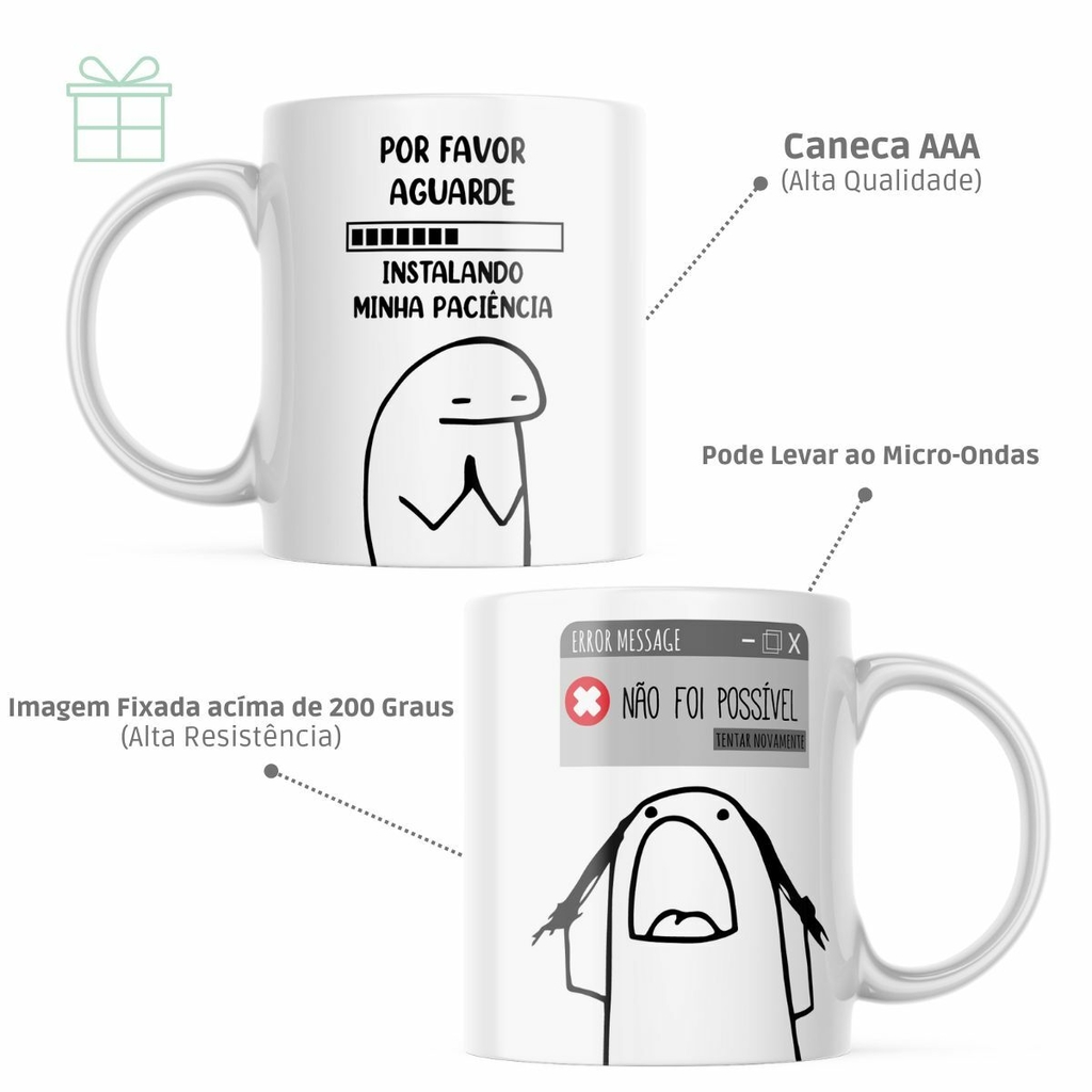 Caneca Flork - Instalando minha paciência