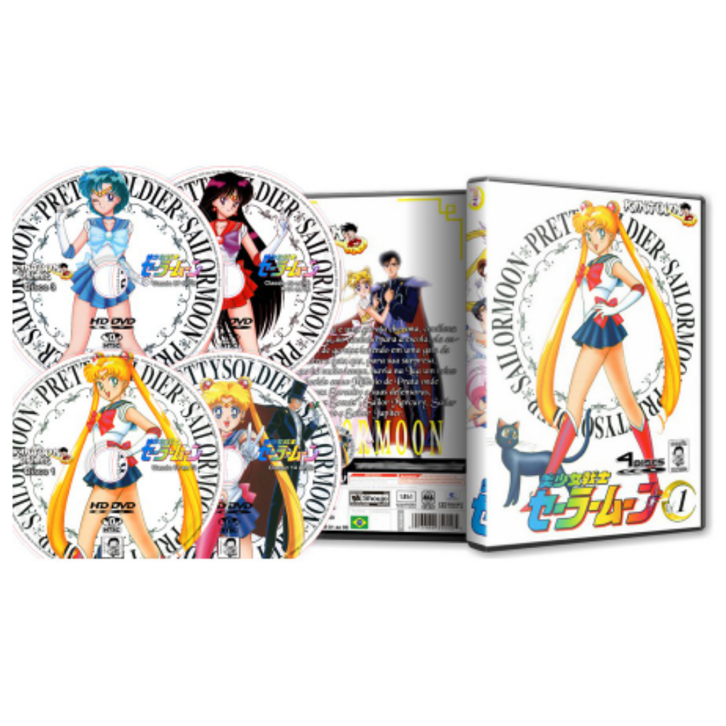 Blu-ray Sailor Moon Collection - Todas As Sagas + Filmes