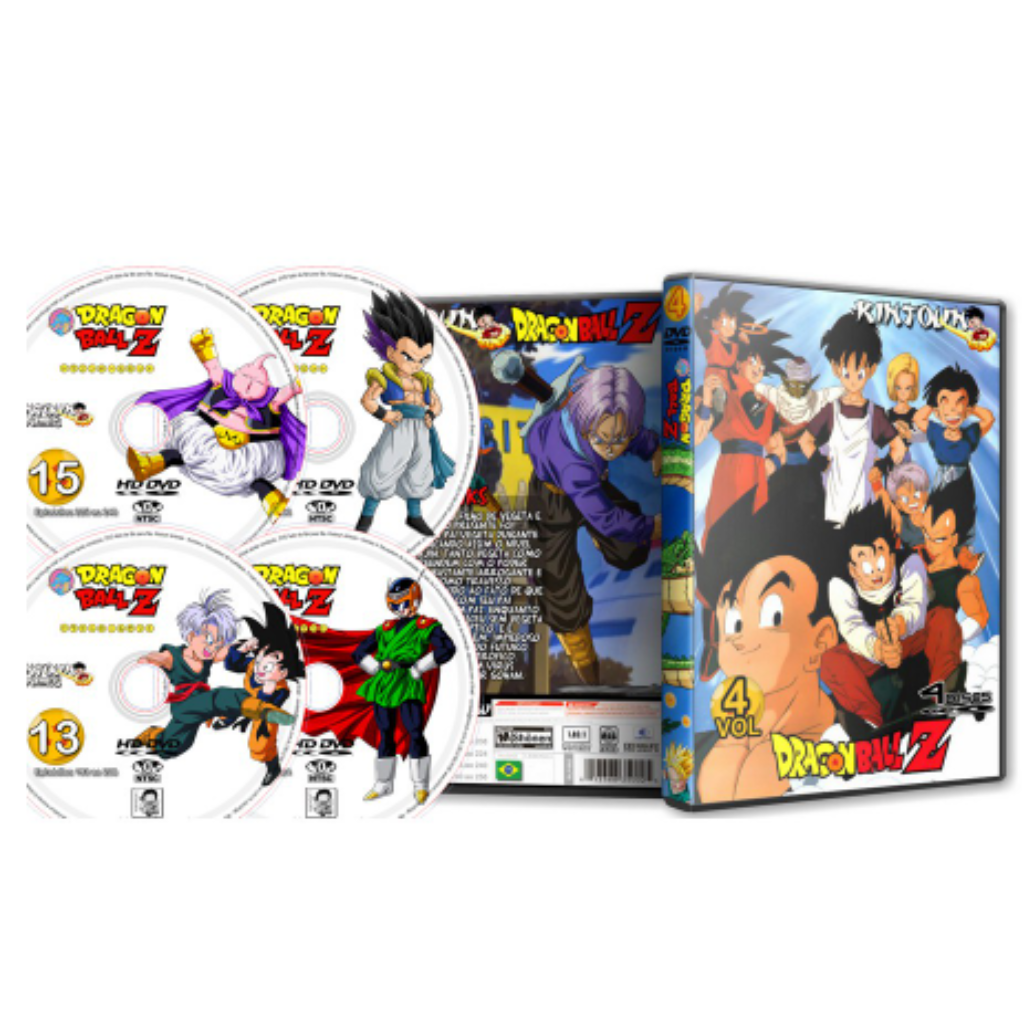 Coleção de Dvds Anime Dragon Ball Completa e Filmes Completos