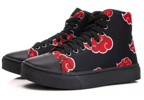 Tenis Star All Black Naruto Nuvem Akatsuki Adulto e Infantil