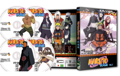 Box blu-ray Naruto Clássico + Naruto Shippuden + Filmes e Ovas