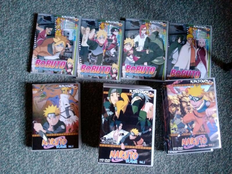 Dvds Naruto Shippuden Completo + Filmes + Boruto