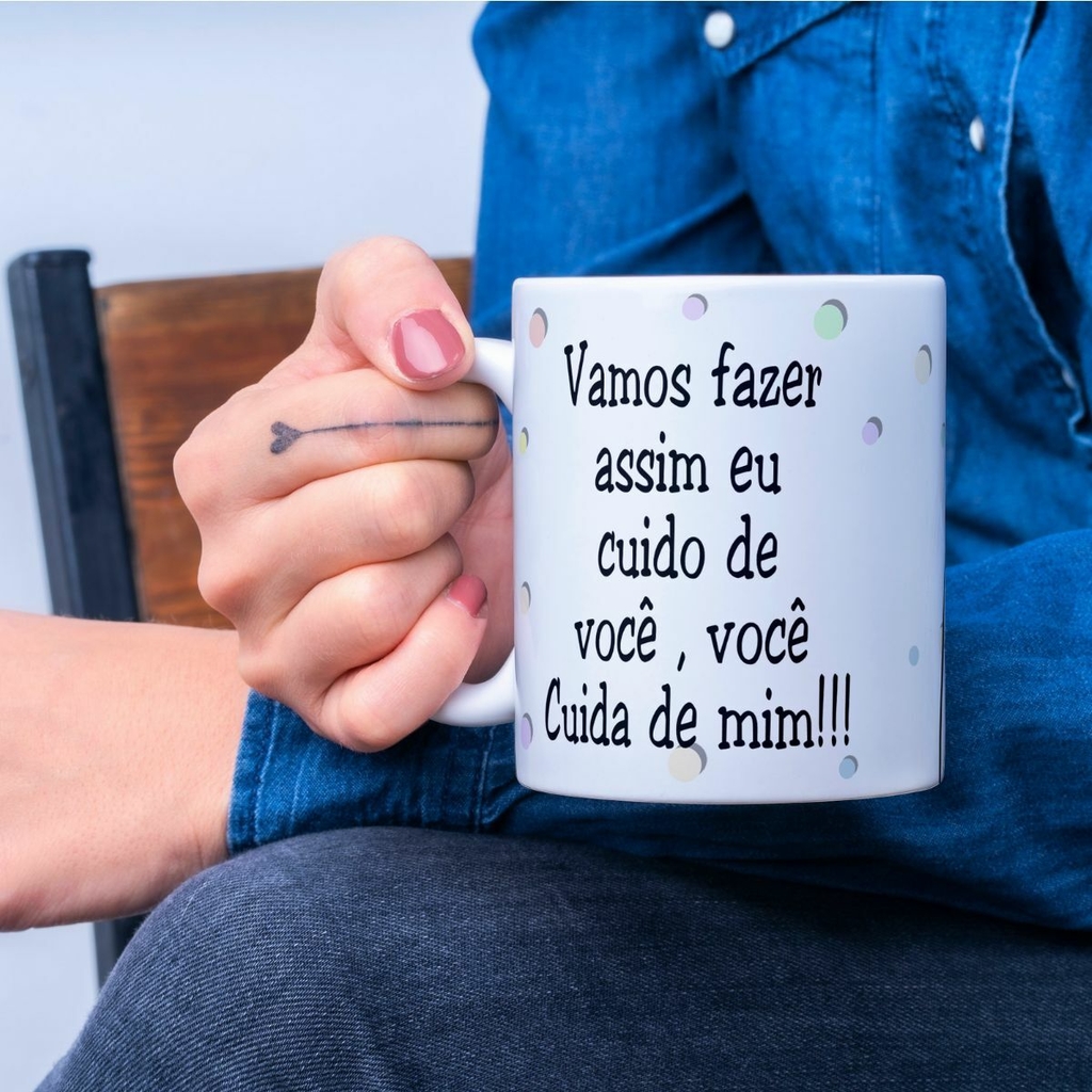 Caneca Personalizada Flork Vamos Fazer Assim