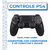 Joystick Controle Ps4 Sem Fio Preto - comprar online