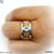 Anillo ajustable 2 eslabones acero plateado en internet