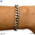 Pulsera barbada 21cms - 8mm acero plateado en internet