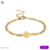 Pulsera nudo de bruja acero dorado - comprar en línea