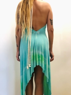 Saída de praia/Vestido Verde Tamanho U - comprar online