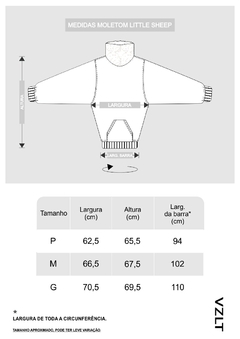 Moletom Little Sheep - VERZELETI