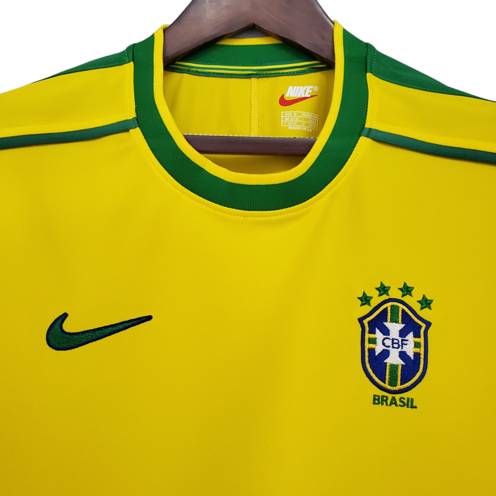 Camisa Seleção Brasileira Retrô I 2002 Nike Torcedor Masculina