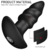 PLUG ANAL COM VIBRADOR INTERNO SEM FIO LOVEARROW RTC - SHANDE - loja online