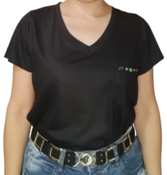 CAMISETA FEMININA BABY LOOK T-SHIRTGOLA V - loja online