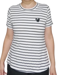 CAMISETA FEMININA BABY LOOK T-SHIRT LISTRA - comprar online