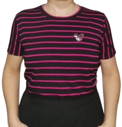 CAMISETA FEMININA BABY LOOK T-SHIRT LISTRA - loja online