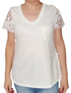 CAMISETA FEMININA BABY LOOK T-SHIRTGOLA V - Maxliny Modas