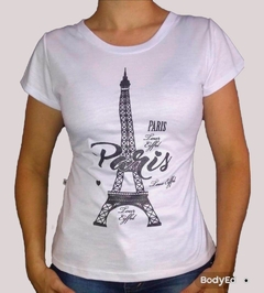CAMISETA FEMININA BABY LOOK T-SHIRT PARIS - comprar online