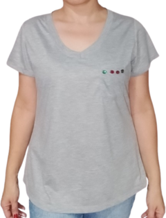 Imagem do CAMISETA FEMININA BABY LOOK T-SHIRTGOLA V