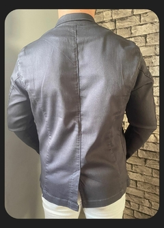 BLAZER SLIM FIT ACETINADO CINZA/CHUMBO na internet