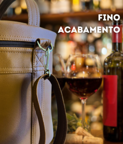 Bolsa para vinhos e taças Multt Bag Chocolate com Café térmica - Thermisch Bag Store