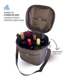 Imagem do Bolsa para vinhos e taças Multt Bag Café térmica