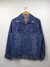 Jaqueta jeans bordado flores, veste M/G - comprar online