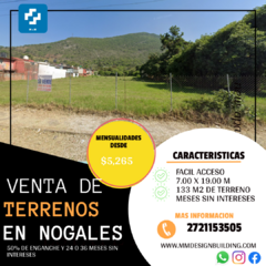 Preventa de terrenos en Nogales Veracruz. Fraccionamiento Privado.