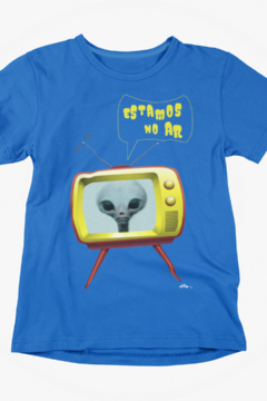 Estamos no ar - Quality T-Shirt Infantil Aliencorp