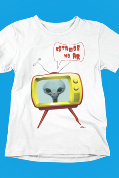 Estamos no ar - Quality T-Shirt Infantil Aliencorp na internet