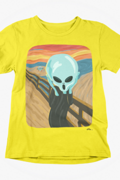 O Grito - Quality T-Shirt Infantil Aliencorp na internet